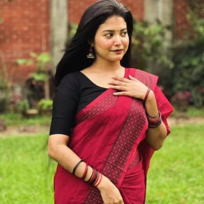 পিউর সুতি শাড়ি। Tangailer suti saree