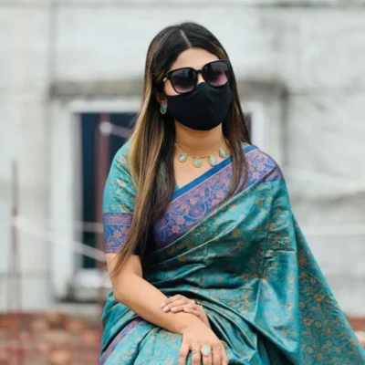 sim pata , se green saree