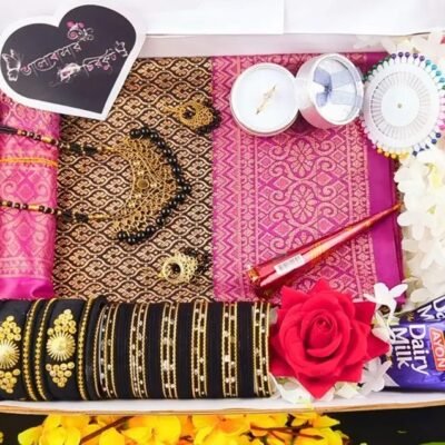 kanchi Katan Saree combo. কাঞ্চি কাতান গিফট প্যাকেজ