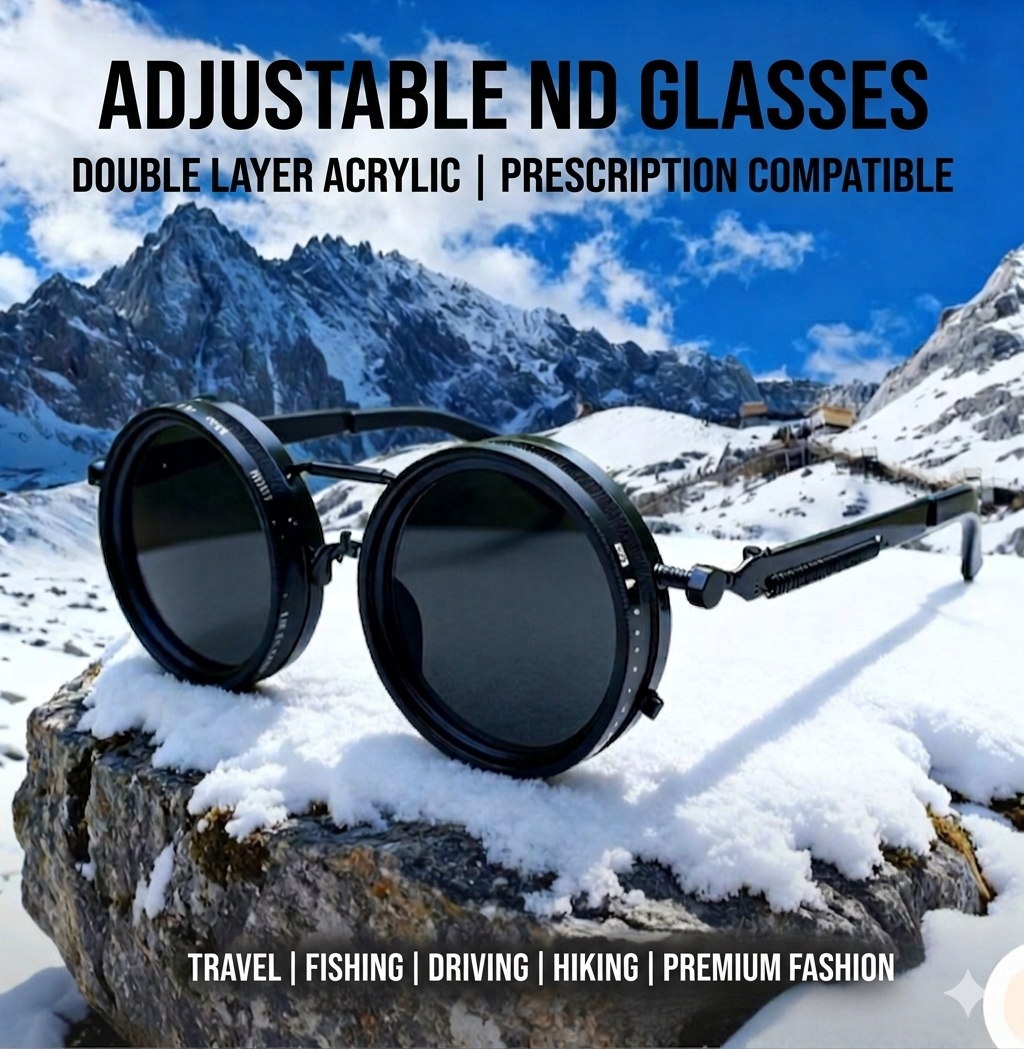 Adjustable ND Glasses Black Black