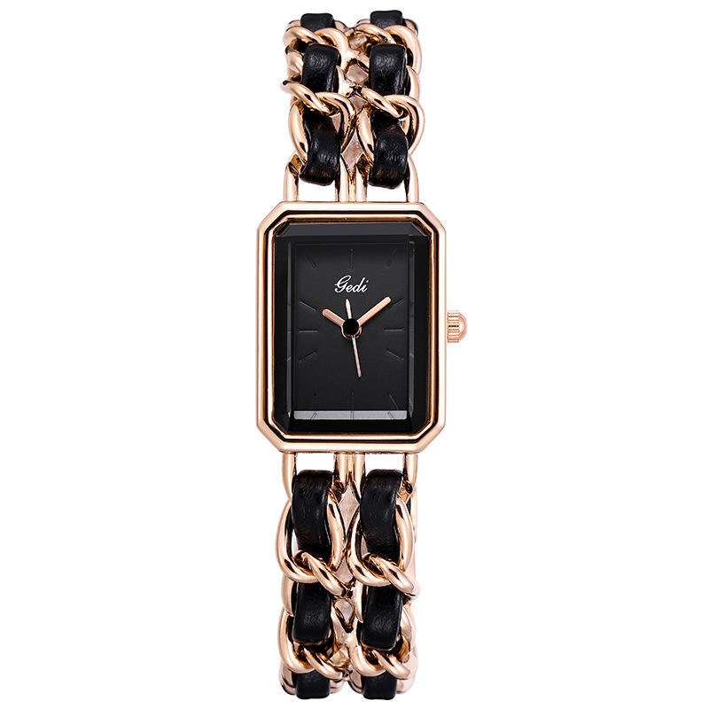 GEDI 52017 Women's Stainless Steel Analog Quartz Watch Waterproof Small Square High Quality Fashion Style for Valentine's Day - Image 3
